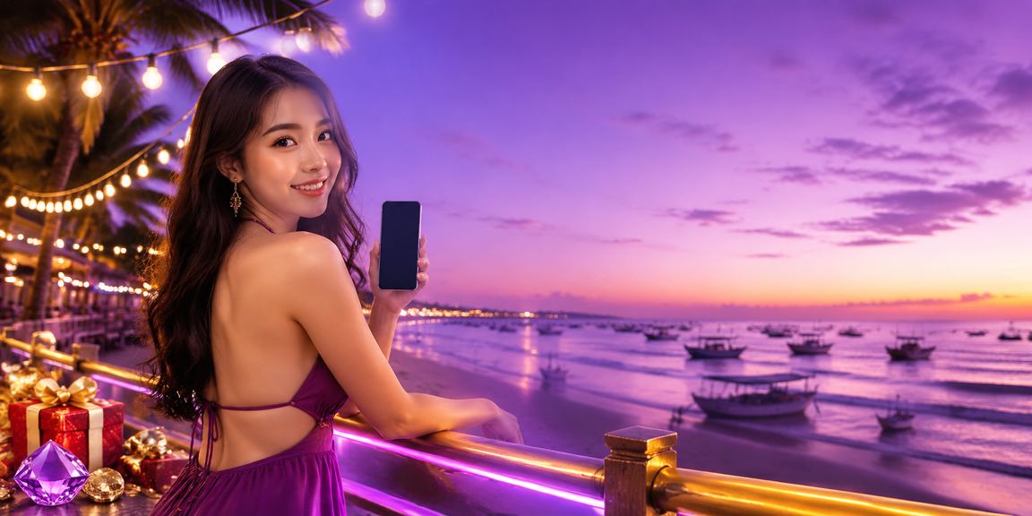 Người dùng tại Mũi Né đọc thông tin đánh giá và điều khoản cá cược trên điện thoại