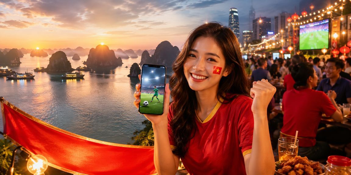 Người dùng Sài Gòn xem kết quả phân tích kèo bóng đá tại chợ đêm thành phố